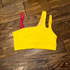 Jo & Jax Pressley Yellow Sports Bra Size adult S